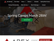 Tablet Screenshot of apexmovementboulder.com
